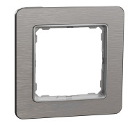 Рамка 1-пост, матовый алюминий, Sedna Design