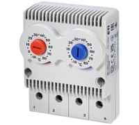 Термостат -10+80°C, 1NC/1NO, 10A, 110-250VAC, 60VDC, EF-TER2-NC/NO