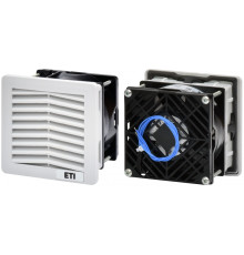Фильтрующий вентилятор 22м куб/ч, 107x107x80мм, 230VAC, IP54, RAL7035, EF-107-22-230V