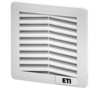 Решетка с фильтром 107x107x23мм, IP54, EF-107E