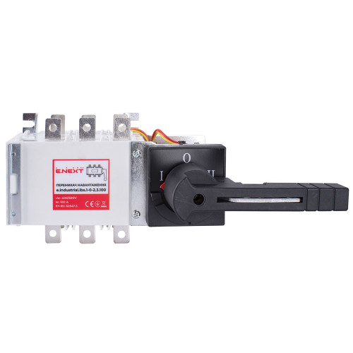 Переключатель нагрузки 100А, 3P, e.industrial.lbs.1-0-2.3.100 ENEXT i089006