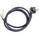 Шнур с вилкой 3х0,75, 1,2м, черный, e.wire.plug.black.0,75 ENEXT l020012