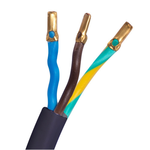 Шнур с вилкой 3х0,75, 1,2м, черный, e.wire.plug.black.0,75 ENEXT l020012