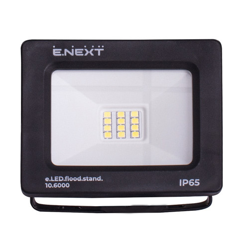 Прожектор светодиодный 10Вт, 6000К, e.LED.flood.stand.10.6000 ENEXT l0790001