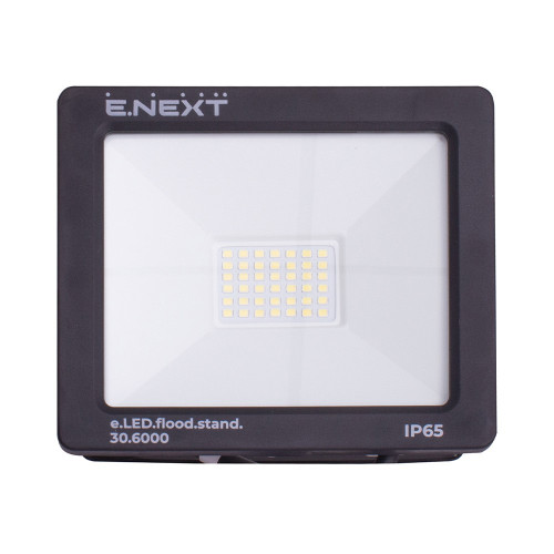 Прожектор светодиодный 30Вт, 6000К, e.LED.flood.stand.30.6000 ENEXT l0790003