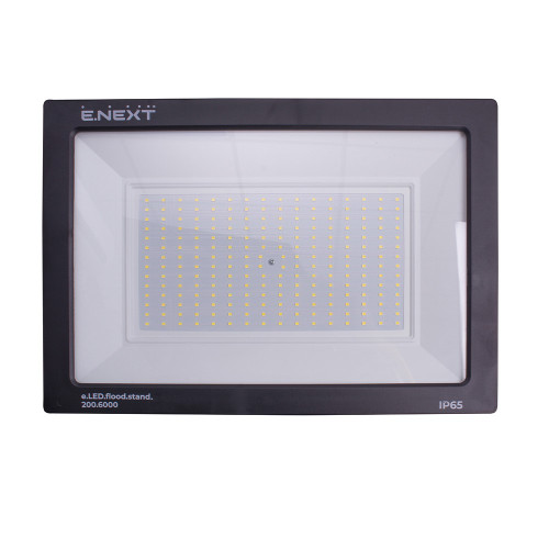 Прожектор светодиодный 200Вт, 6000К, e.LED.flood.stand.200.6000 ENEXT l0790007