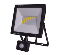 Прожектор светодиодный с датчиком движения 50Вт, 6000К, e.LED.flood.stand.sensor.50.6000