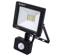 Прожектор светодиодный с датчиком движения 10Вт, 6000К, e.LED.flood.stand.sensor.10.6000