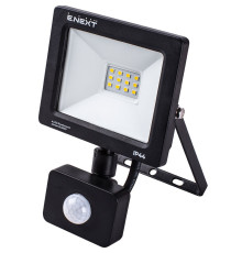 Прожектор светодиодный с датчиком движения 10Вт, 6000К, e.LED.flood.stand.sensor.10.6000