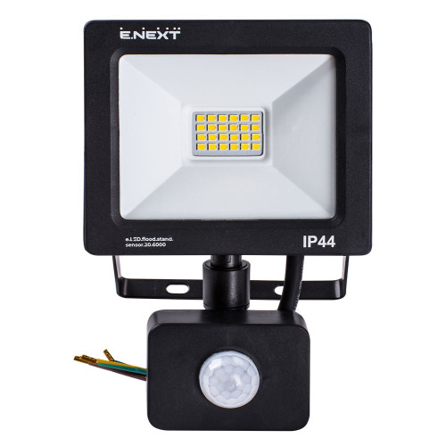 Прожектор светодиодный с датчиком движения 20Вт, 6000К, e.LED.flood.stand.sensor.20.6000 ENEXT l0790011