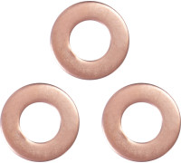 Шайба биметаллическая под болт М10, e.metiz.washer.Cu-Al.22.10,5.1