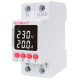 Реле контроля напряжения и тока однофазное 63А с индикацией, e.control.vc63 ENEXT p0690030