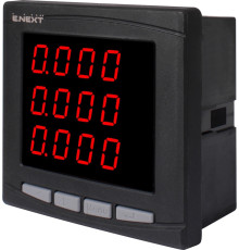 Цифровой амперметр врезной 96х96мм, АС 230В, 5А, e.meter.pro.96.a.led
