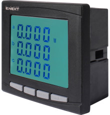 Анализатор параметров сети 96х96мм, АС 230В, 5А, 0-450В, RS-485, LCD, e.meter.pro.96.m.lcd