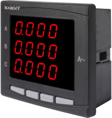 Анализатор параметров сети 96х96мм, АС 230В, 5А, 0-450В, RS-485, LED, e.meter.pro.96.m.led