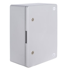 Корпус из ABS-пластика с непрозрачной дверцей 400x300x210мм IP65, e.plbox.pro.p.40.30.21