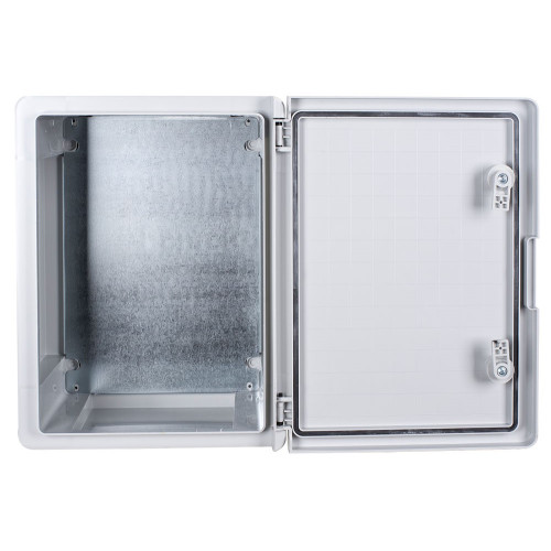 Корпус из ABS-пластика с непрозрачной дверцей 400x300x210мм IP65, e.plbox.pro.p.40.30.21 ENEXT p084104