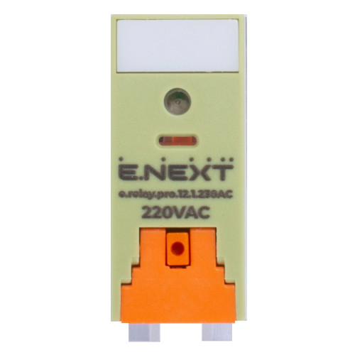 Реле промежуточное 12А, 1 группа контактов, катушка 230В АC, e.relay.pro.12.1.230AC ENEXT p091001