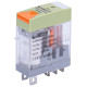 Реле промежуточное 12А, 1 группа контактов, катушка 24В DC, e.relay.pro.12.1.24DC ENEXT p091002