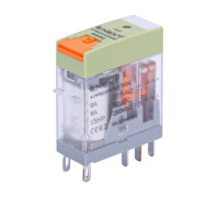 Реле промежуточное 8А, 2 группы контактов, катушка 24В DC, e.relay.pro.8.2.24DC