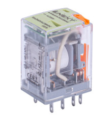 Реле промежуточное 10А, 2 группы контактов, катушка 230В АC, e.relay.pro.10.2.230AC