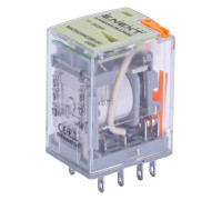 Реле промежуточное 10А, 2 группы контактов, катушка 24В DC, e.relay.pro.10.2.24DC