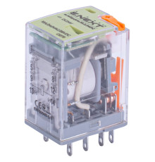 Реле промежуточное 10А, 2 группы контактов, катушка 24В DC, e.relay.pro.10.2.24DC