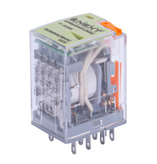 Реле промежуточное 5А, 4 группы контактов, катушка 24В DC, e.relay.pro.5.4.24DC