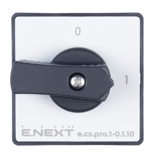 Пакетный выключатель 1-0, 10А, 1 полюс, e.cs.pro.1-0.1.10 ENEXT p093001