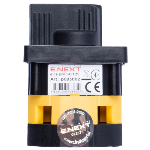 Пакетный выключатель 1-0, 25А, 1 полюс, e.cs.pro.1-0.1.25 ENEXT p093002
