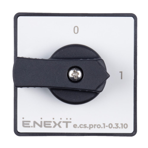 Пакетный выключатель 1-0, 10А, 3 полюса, e.cs.pro.1-0.3.10 ENEXT p093011