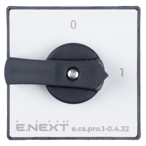 Пакетный выключатель 1-0, 32А, 4 полюса, e.cs.pro.1-0.4.32 ENEXT p093018
