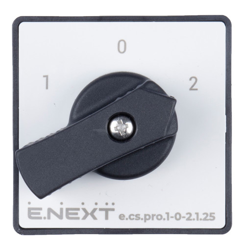 Пакетный переключатель 1-0-2, 25А, 1 полюс, e.cs.pro.1-0-2.1.25 ENEXT p093022