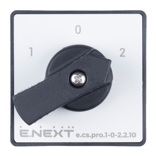 Пакетный переключатель 1-0-2, 10А, 2 полюса, e.cs.pro.1-0-2.2.10 ENEXT p093026