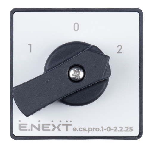 Пакетный переключатель 1-0-2, 25А, 2 полюса, e.cs.pro.1-0-2.2.25 ENEXT p093027