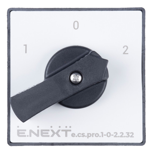 Пакетный переключатель 1-0-2, 32А, 2 полюса, e.cs.pro.1-0-2.2.32 ENEXT p093028