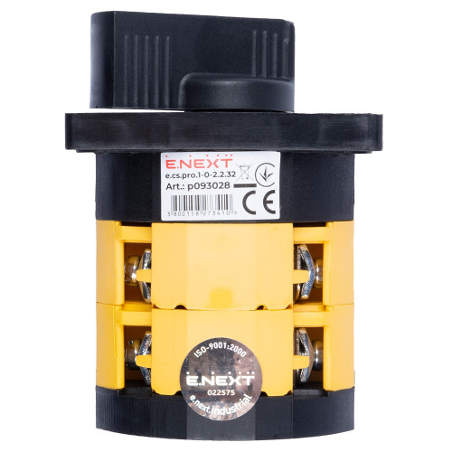 Пакетный переключатель 1-0-2, 32А, 2 полюса, e.cs.pro.1-0-2.2.32 ENEXT p093028