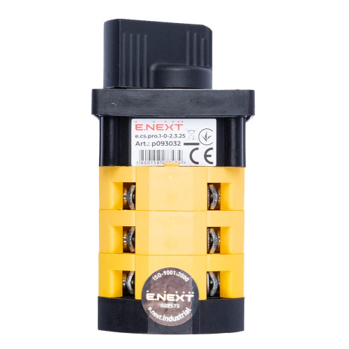 Пакетный переключатель 1-0-2, 25А, 3 полюса, e.cs.pro.1-0-2.3.25 ENEXT p093032