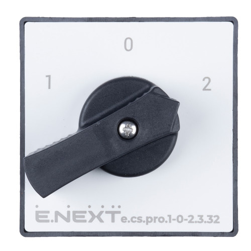Пакетный переключатель 1-0-2, 32А, 3 полюса, e.cs.pro.1-0-2.3.32 ENEXT p093033