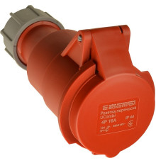 Розетка переносная 16А, 4P, IP44, UCombi