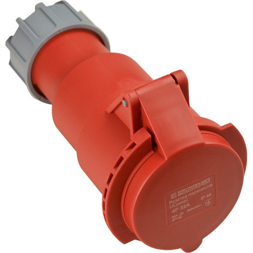 Розетка переносная 32А, 4P, IP44, UCombi АСКО-УКРЕМ A0080010124