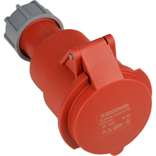 Розетка переносная 16А, 5P, IP44, UCombi АСКО-УКРЕМ A0080010129