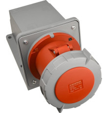 Розетка стационарная 125А, 4P, IP67, UCombi