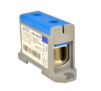 Клемма ввода силовая 150/1Р (320 А), медь-алюминий, синяя, KBV