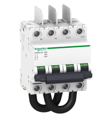 Выключатель нагрузки 50A 700В DC, 32A 800В DC, 20A 1000В DC, 2 полюса, C60NA-DC Schneider Electric