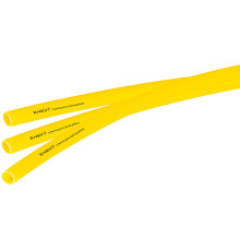 Термоусадочная трубка с клеевым слоем 4,8/1,6, 1м, желтая, e.termo.pro.4,8.1,6.yellow