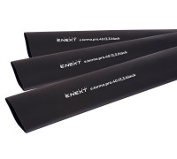 Термоусадочная трубка с клеевым слоем 40/13,3, 1м, черная, e.termo.pro.40.13,3.black