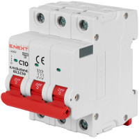 Автомат 10 А, 3-фазный, тип С, e.mcb.stand.60.3.C10 Enext