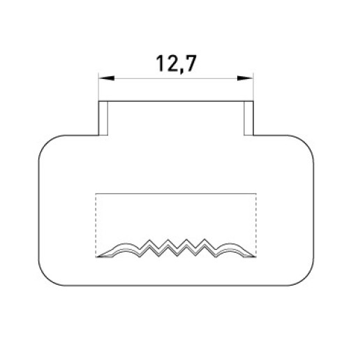 Стальная скрепа, e.steel.fastener.pro.12,7 Enext p040012