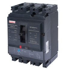 Силовой автоматический выключатель с регулировкой 80А, 3р, e.industrial.ukm.100R.80